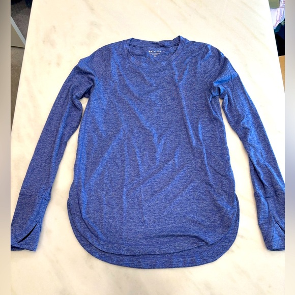Athleta Uptempo long sleeve tunic shirt, purple, size XS - Picture 1 of 2